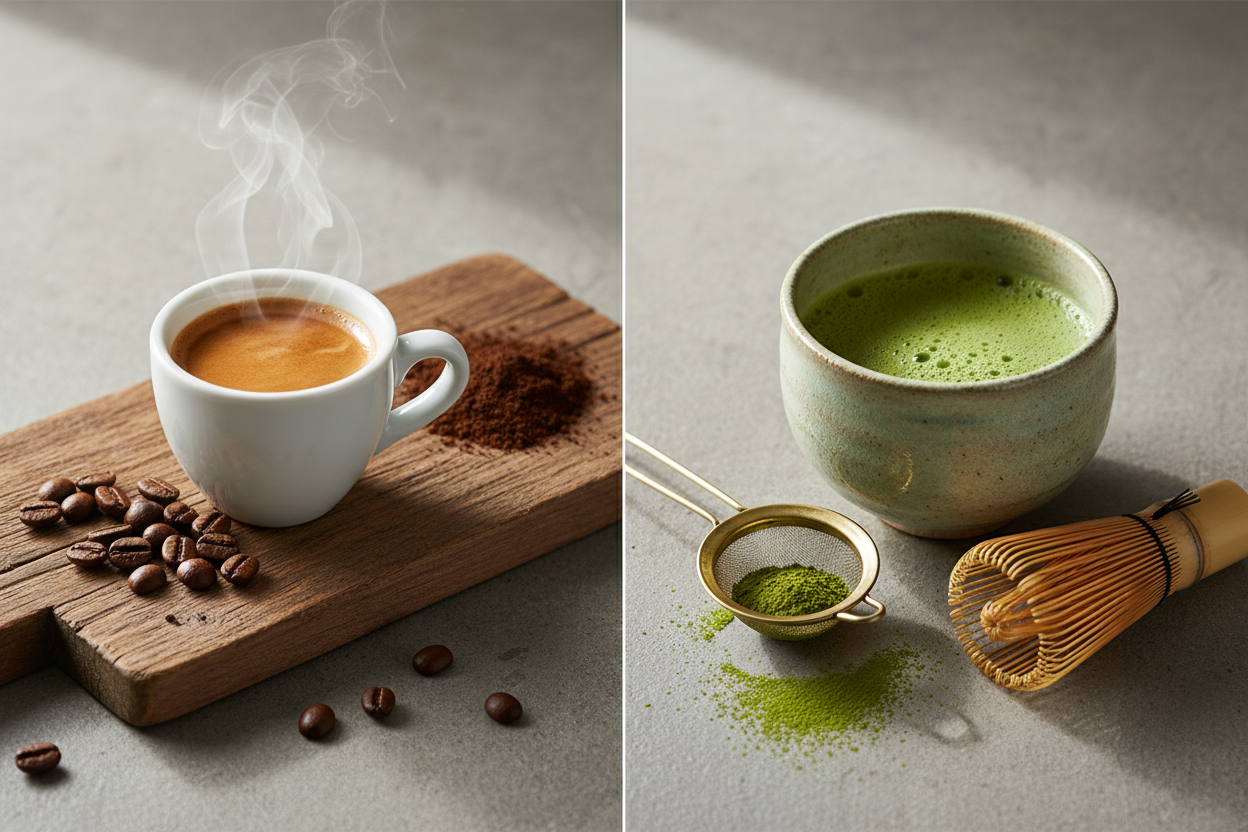 Caffè vs Matcha: quale scegliere per energia e benessere?