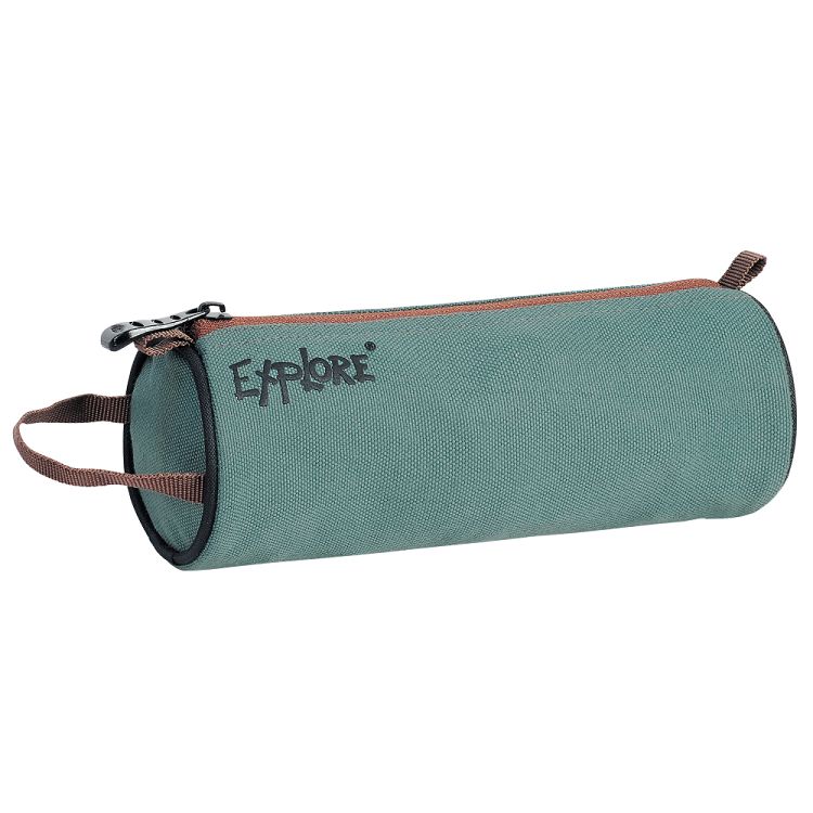 Estuche para lápices, barril verde