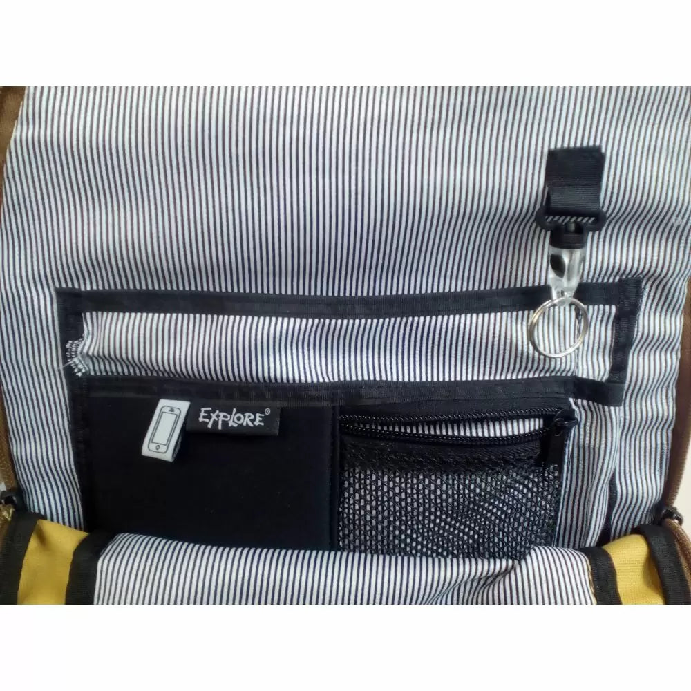 EXPLORE Mochila Juvenil Amarilla 46cm